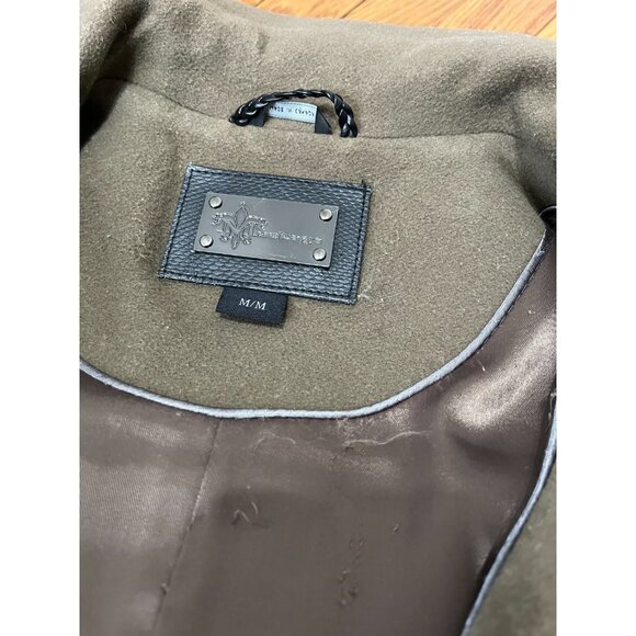 Mackage Womens Peacoat Size Medium Brown Button Down Wool Cashmere Lined Coat - Picture 15 of 15